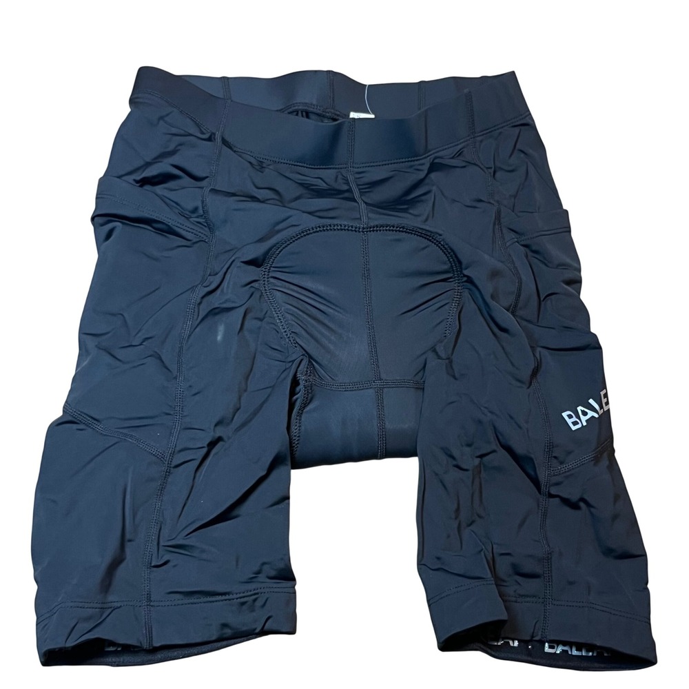 Baleaf Mens Padded Cycling Shorts Black 3D Chamois Bike Shorts Small aai070 NWT